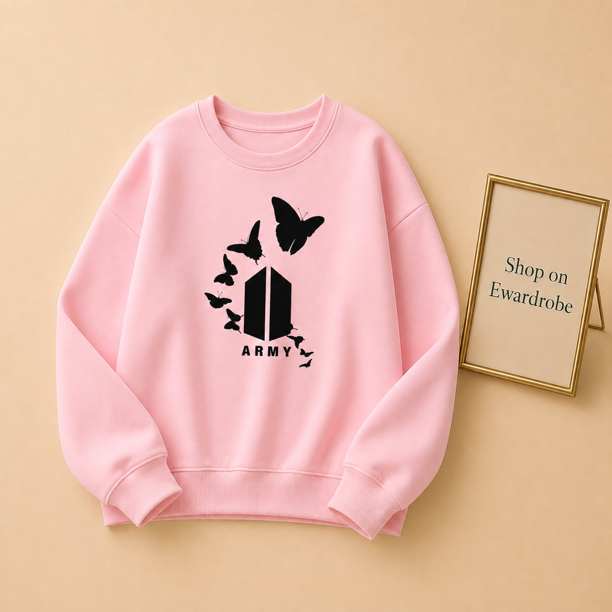 Army Butterfly Sweatshirt