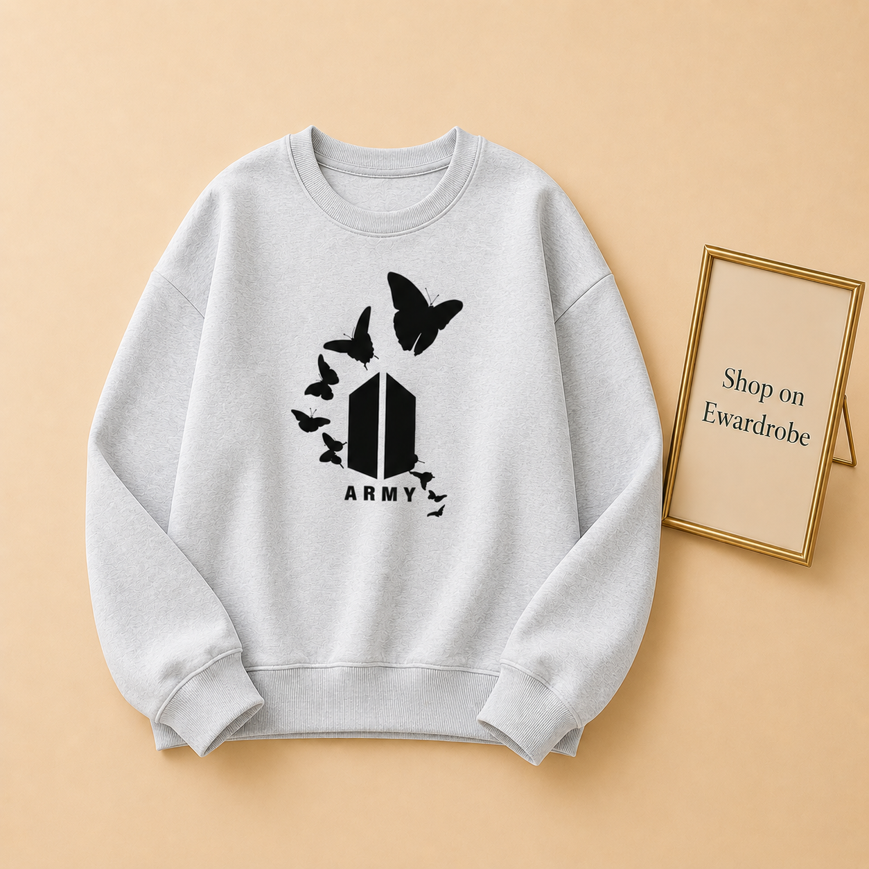 Army Butterfly Sweatshirt