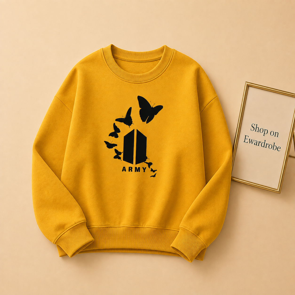 Army Butterfly Sweatshirt