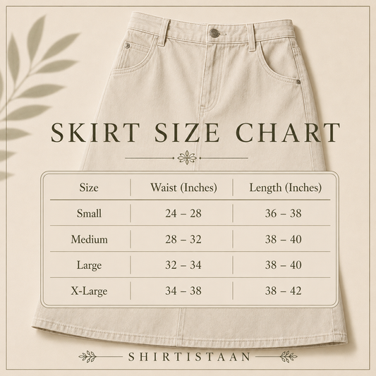 Sky Blue Denim Skirt