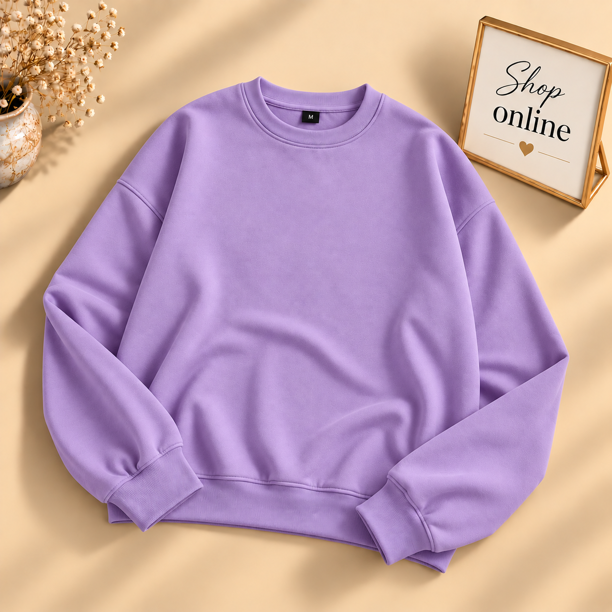 Basic Lilac Sweatshirt
