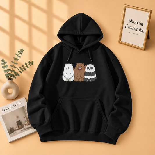 Three Bear Friends Hoodie