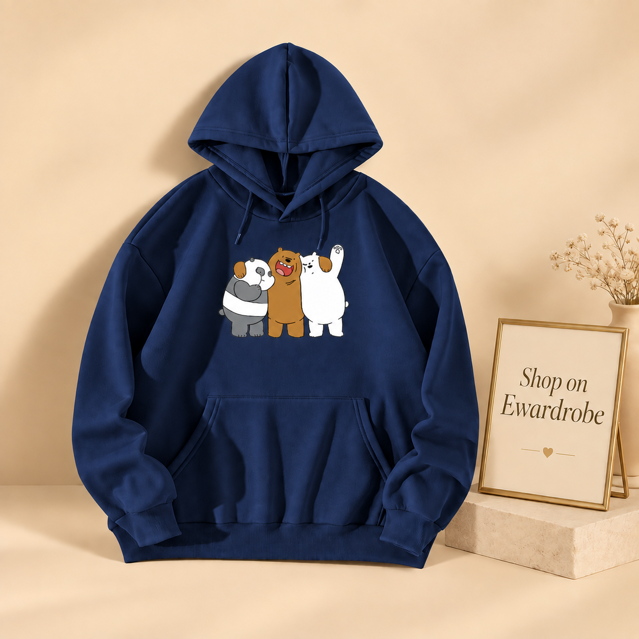 Enjoying We Bare Bears Hoodie