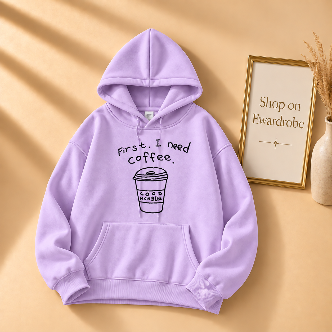 First I Need A Coffee Hoodie