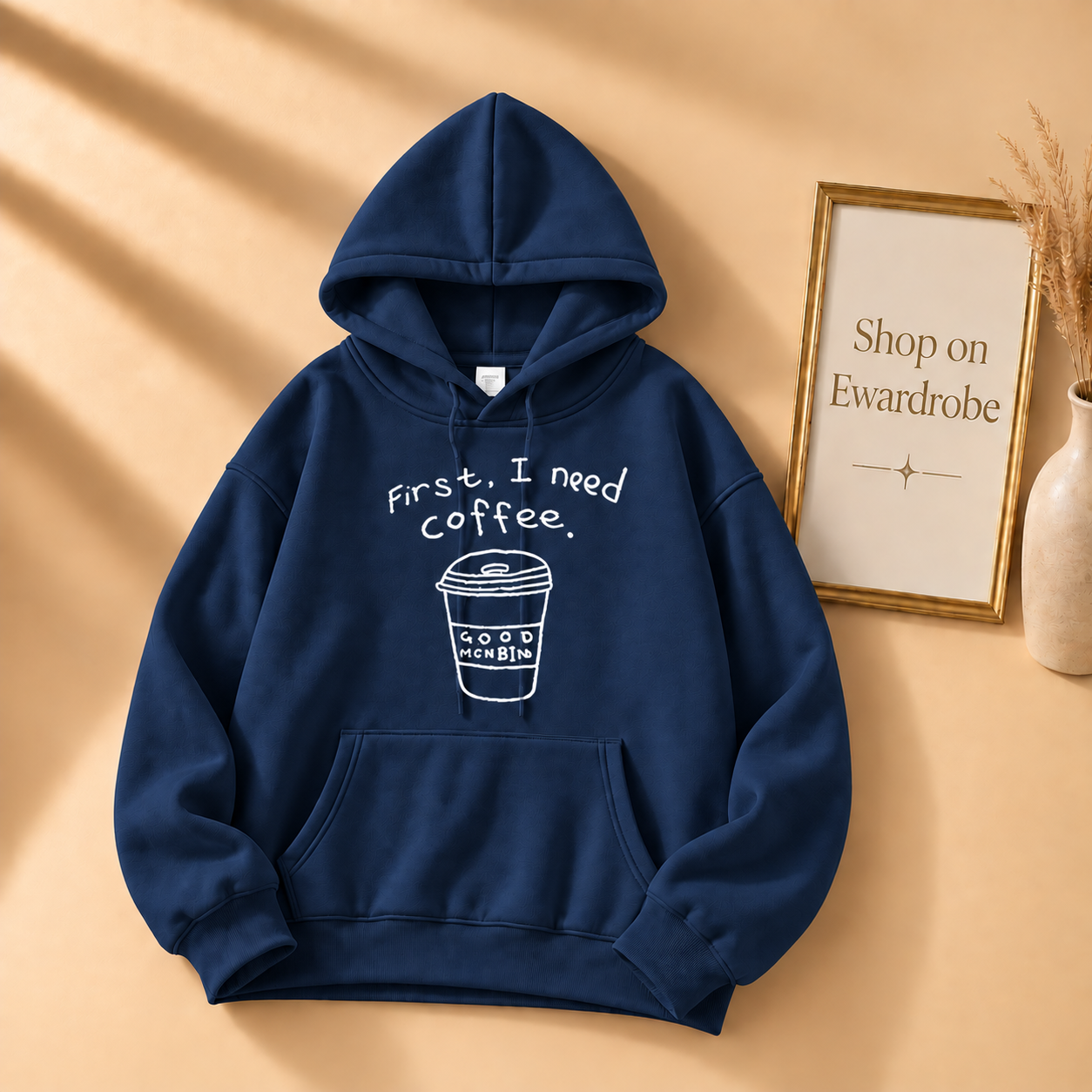 First I Need A Coffee Hoodie