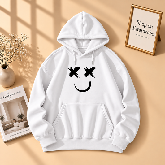 Marshmallow Printed Hoodie
