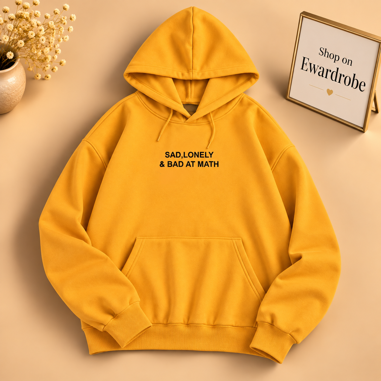 Sad, Lonely & Bad At Math Hoodie