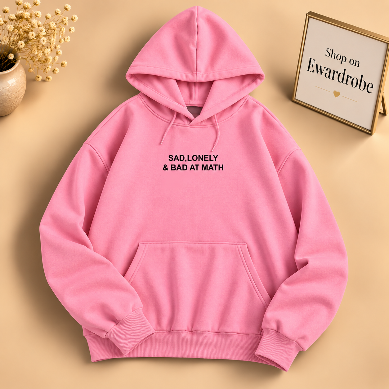 Sad, Lonely & Bad At Math Hoodie