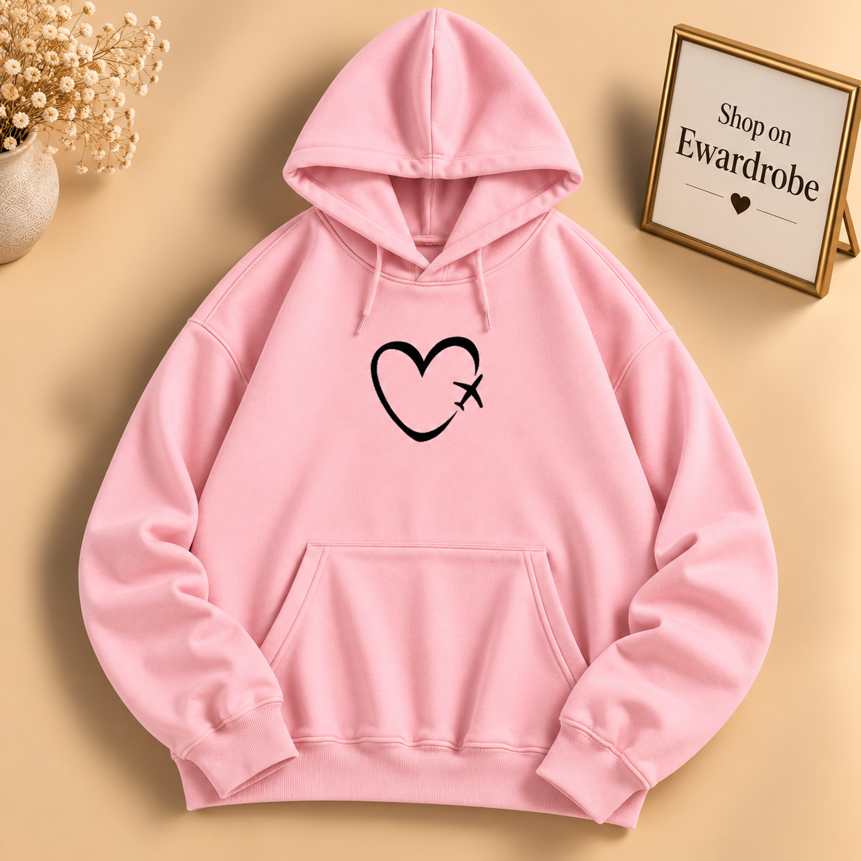 Plane Heart Hoodie