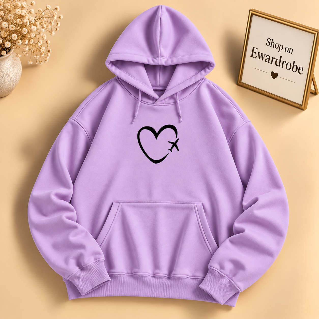 Plane Heart Hoodie