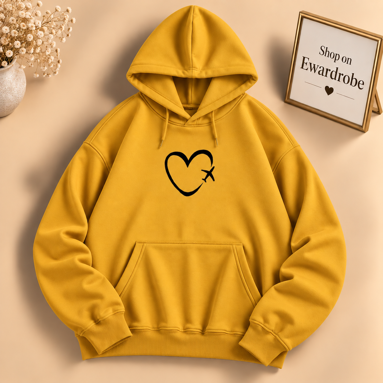 Plane Heart Hoodie
