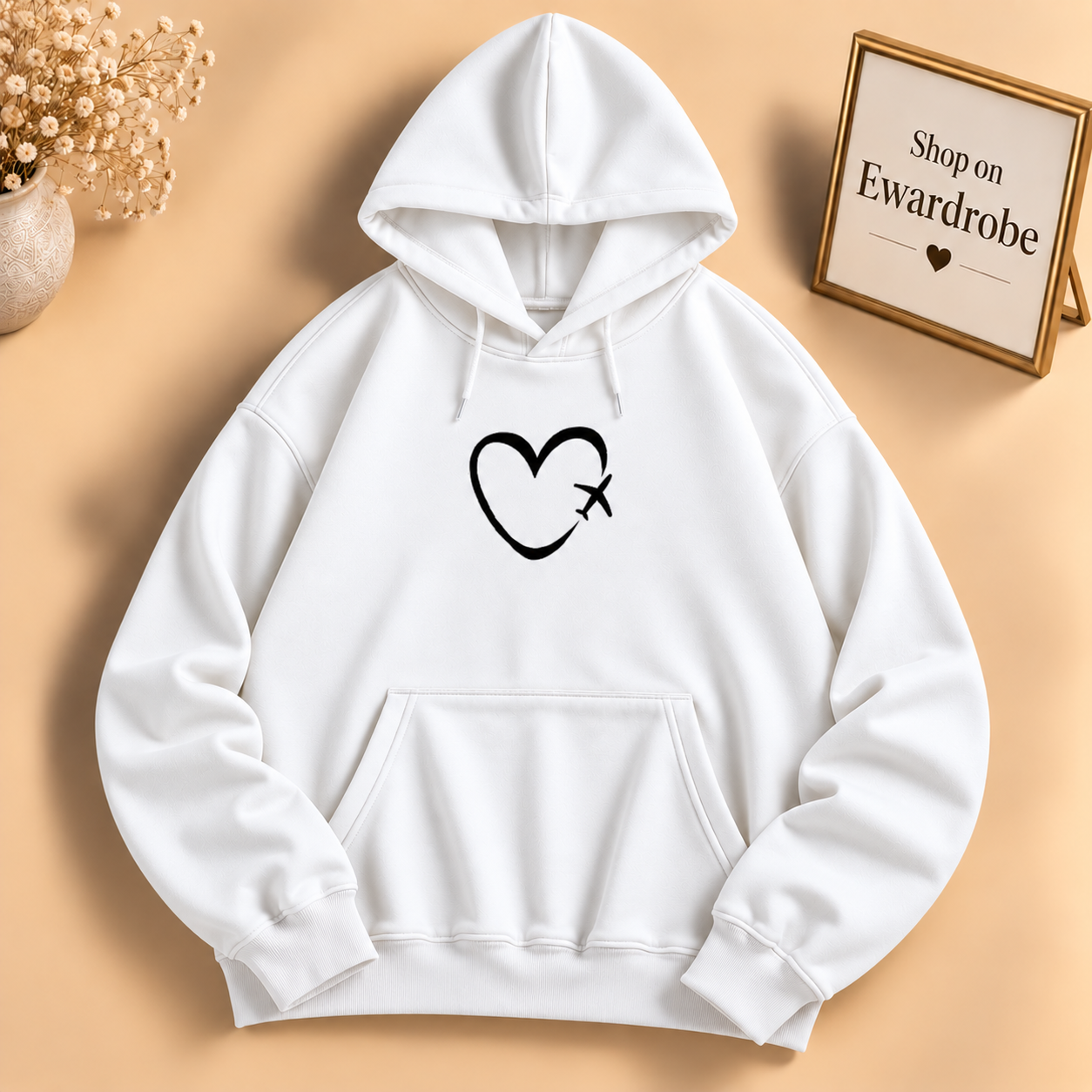 Plane Heart Hoodie