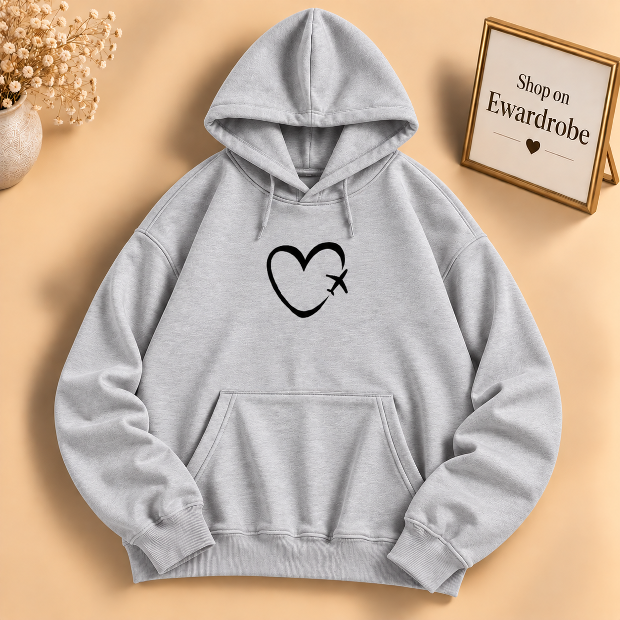 Plane Heart Hoodie