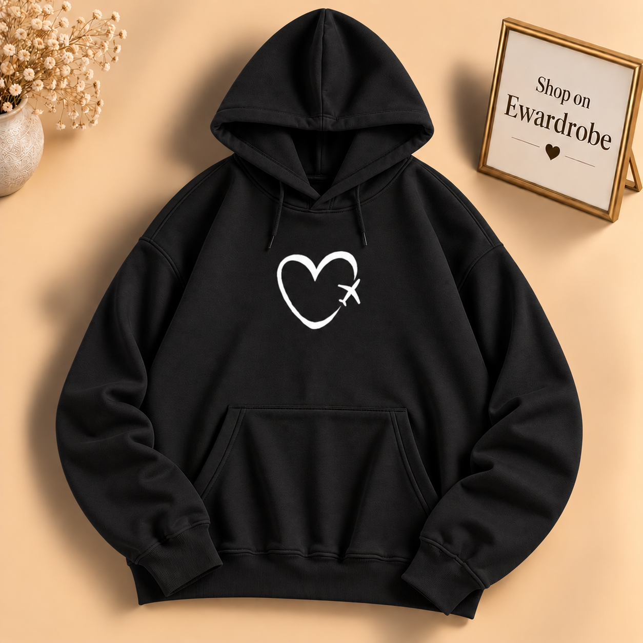 Plane Heart Hoodie