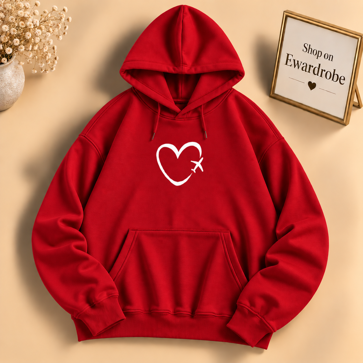 Plane Heart Hoodie