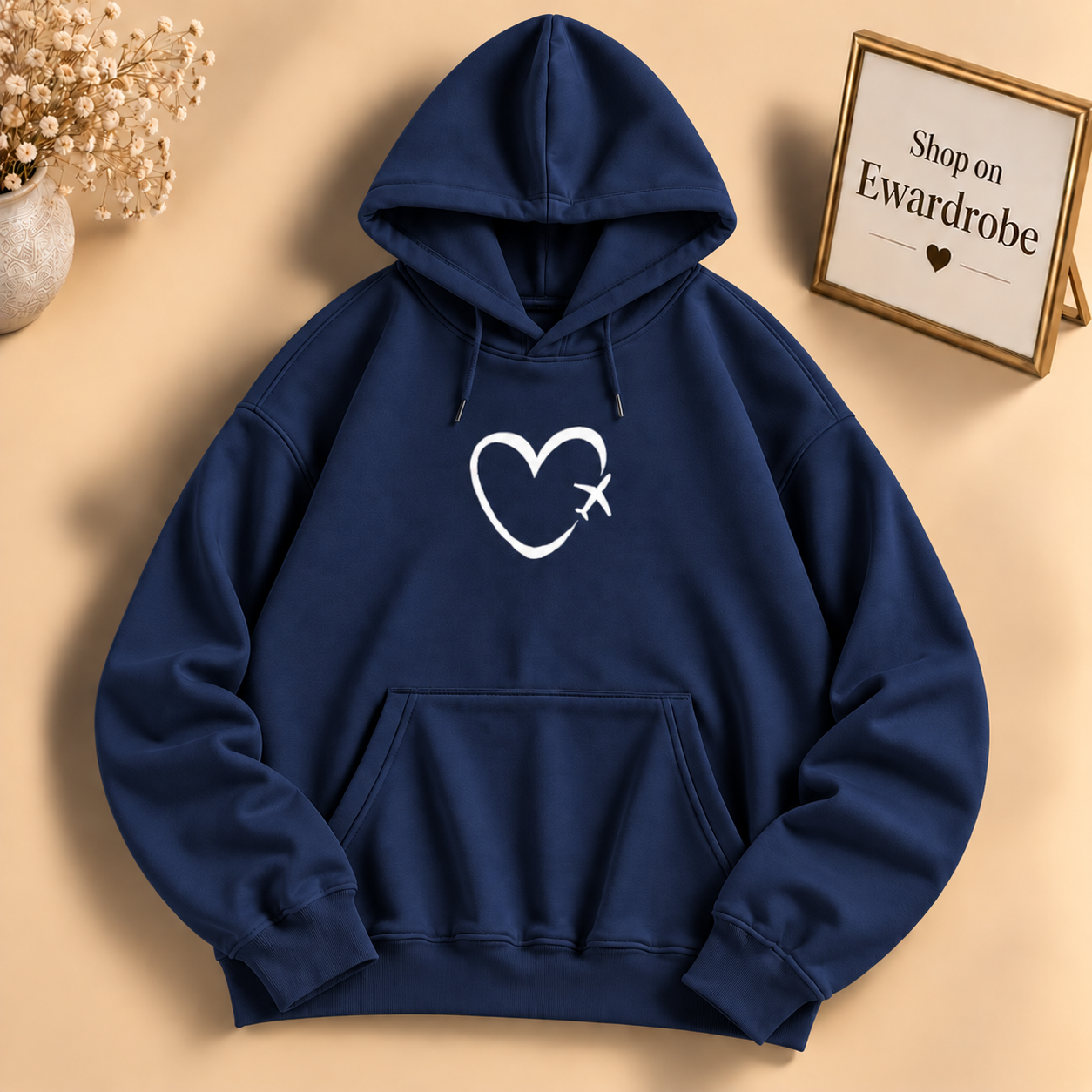Plane Heart Hoodie