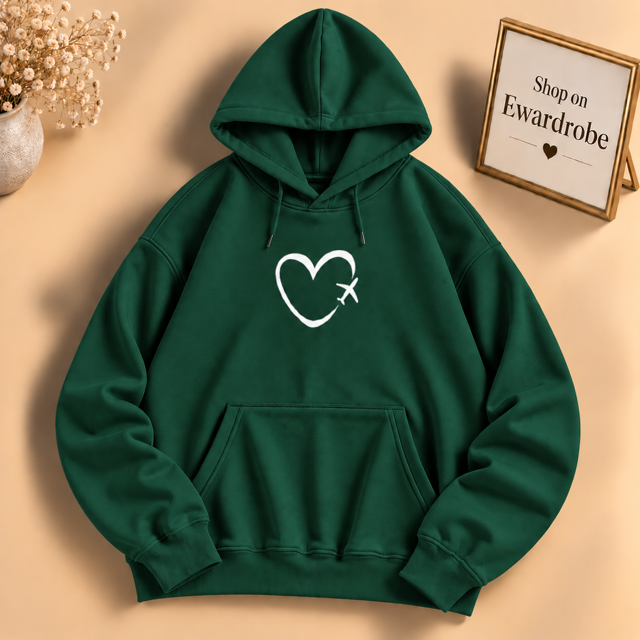 Plane Heart Hoodie