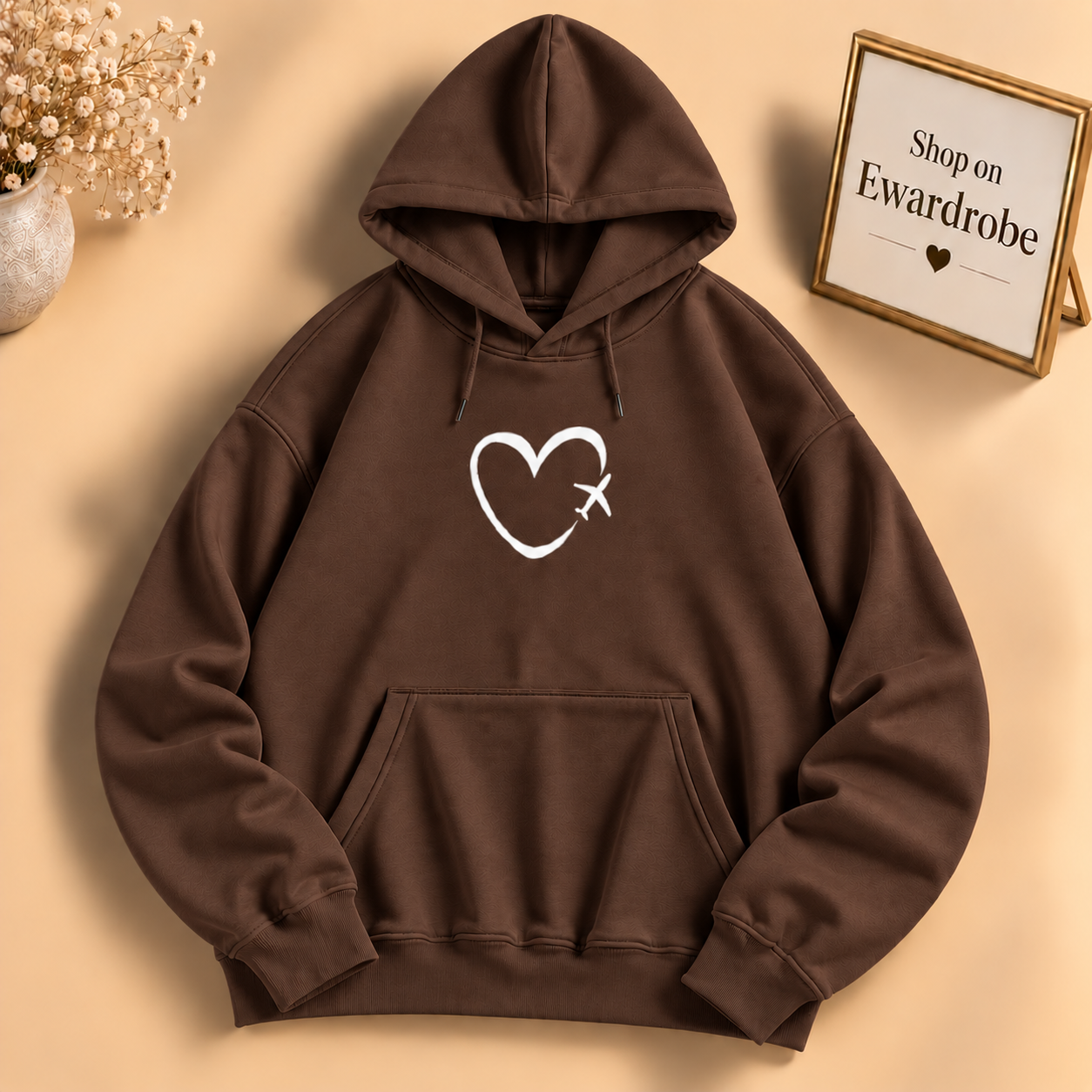 Plane Heart Hoodie