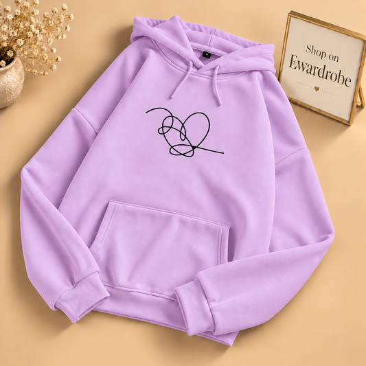 String Heart Hoodie
