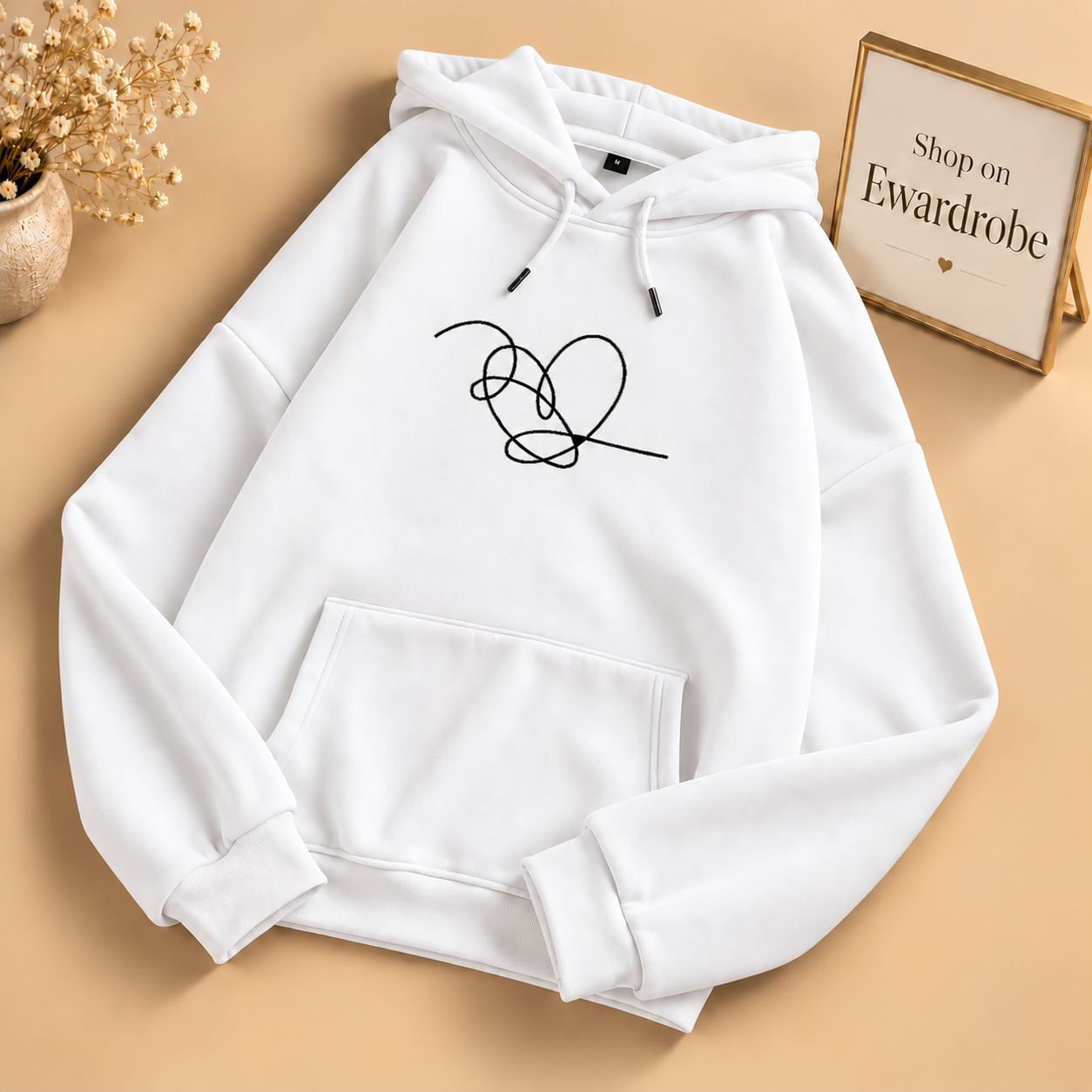 String Heart Hoodie