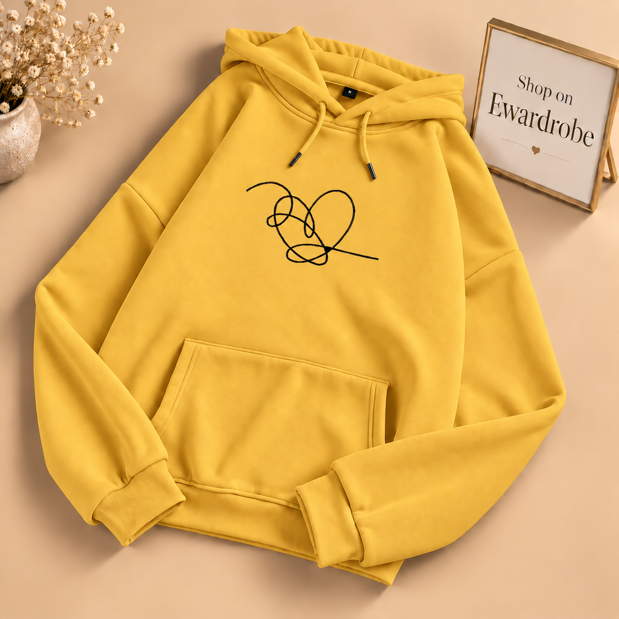 String Heart Hoodie