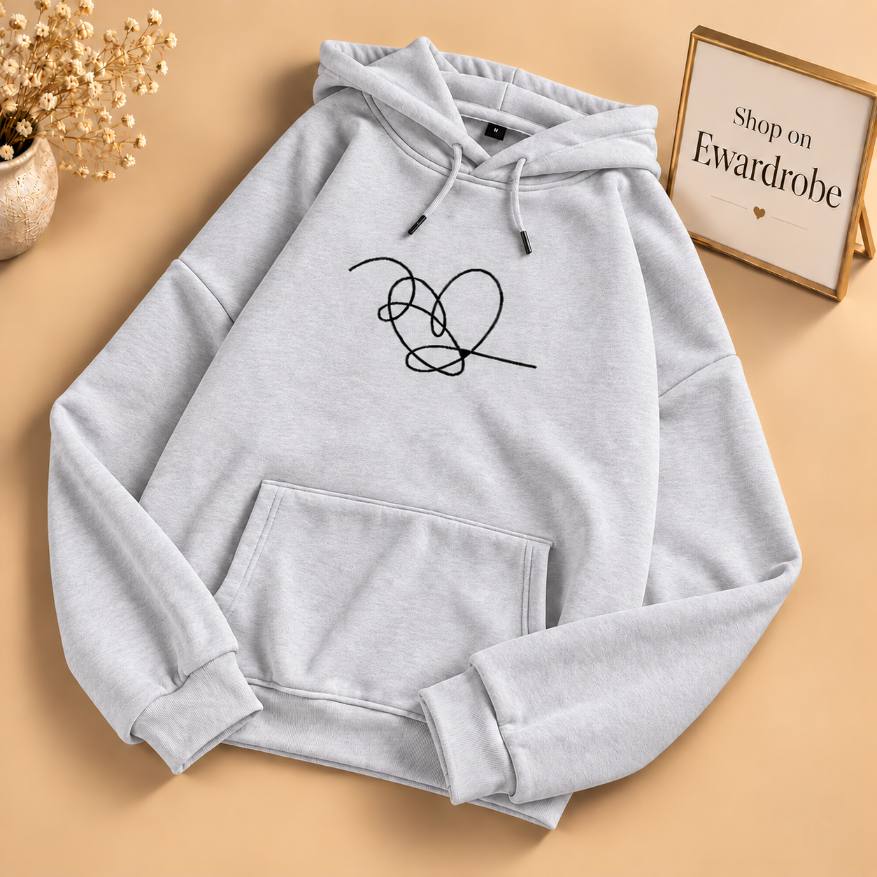 String Heart Hoodie