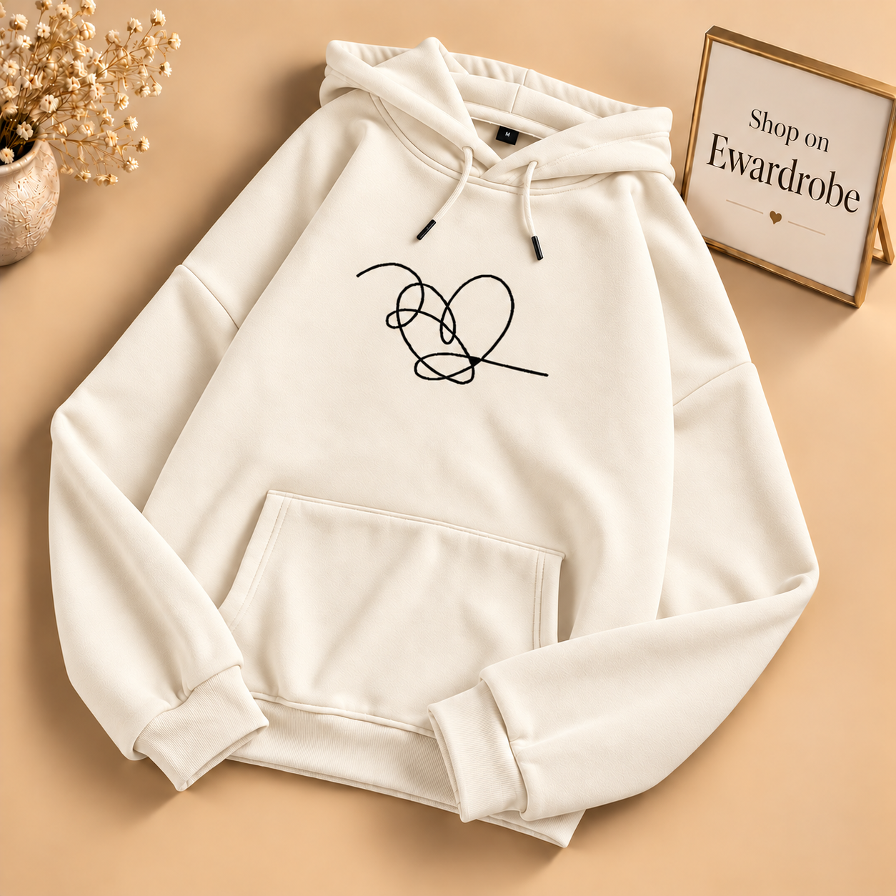 String Heart Hoodie
