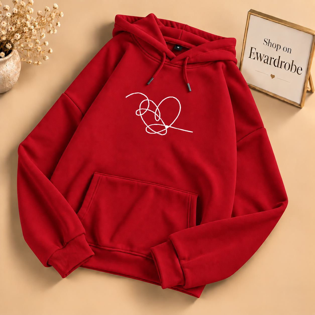 String Heart Hoodie
