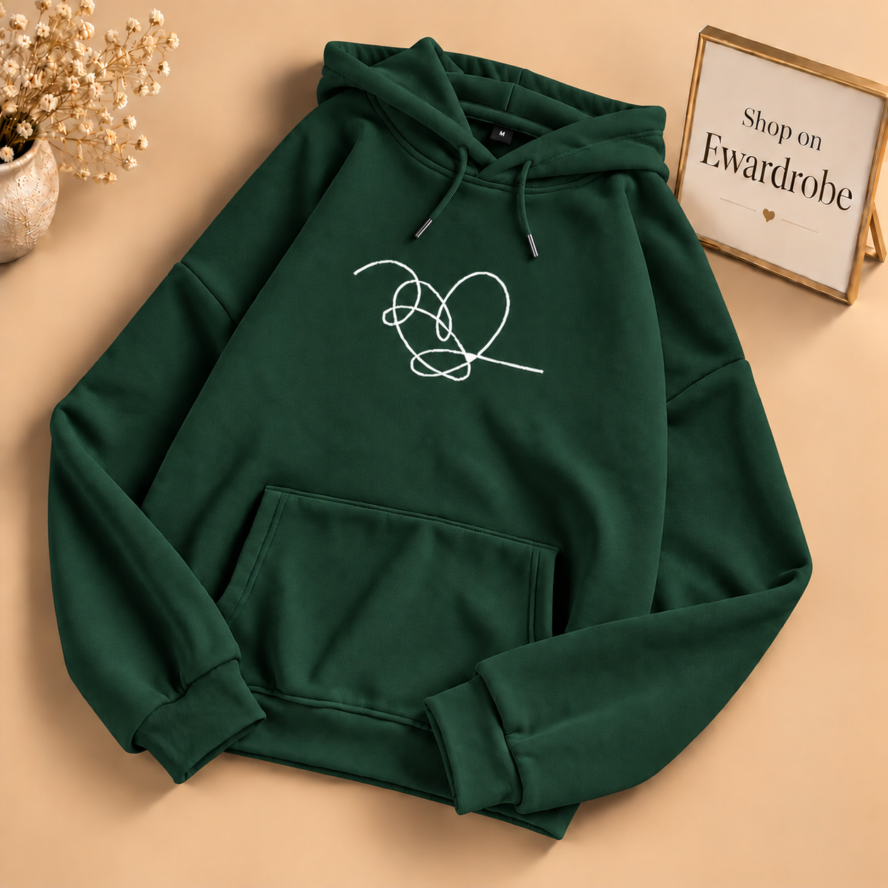 String Heart Hoodie