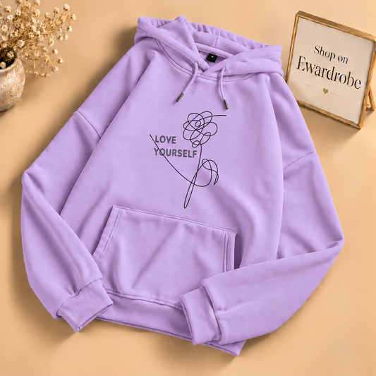 Love Yourself Flower Hoodie