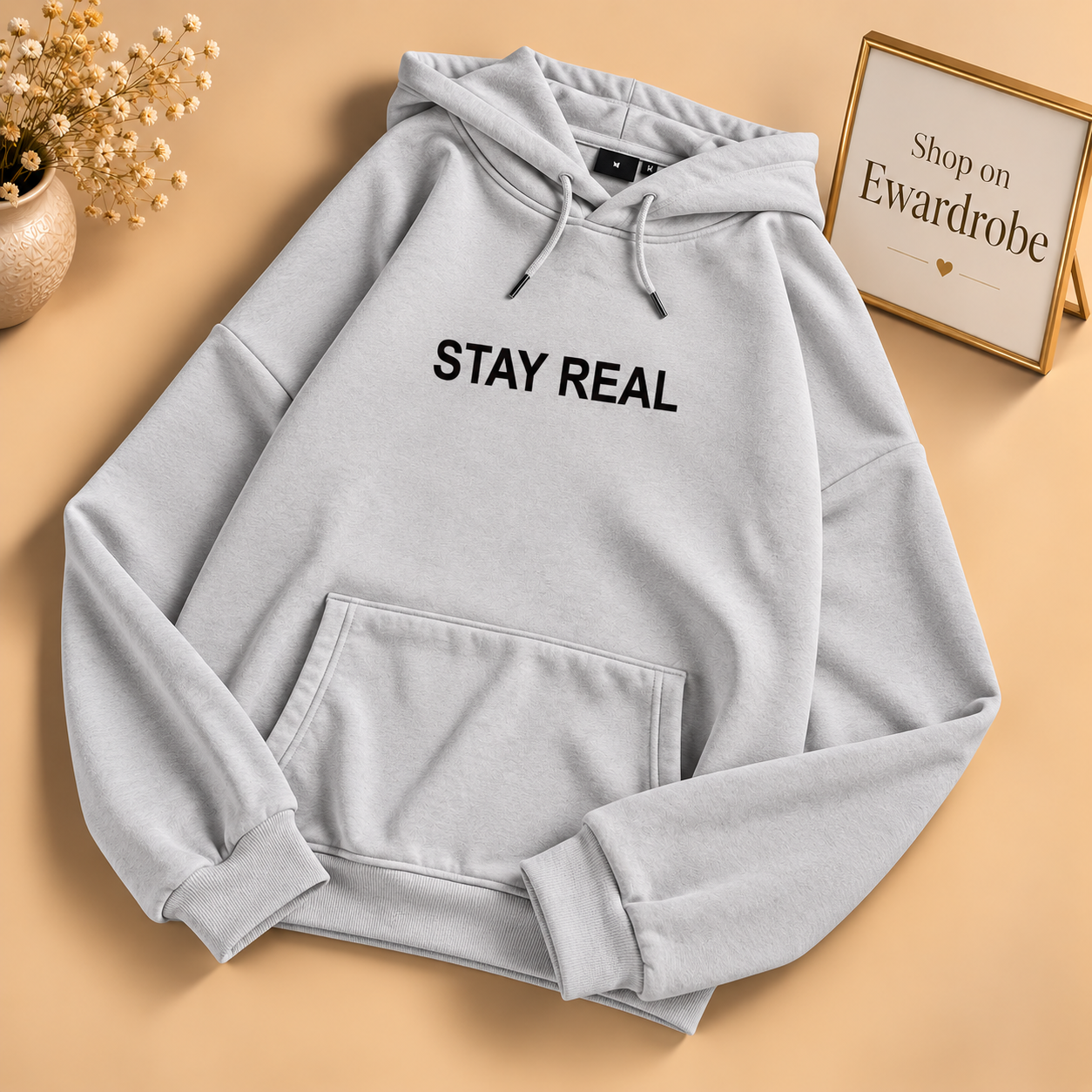 Stay Real Hoodie