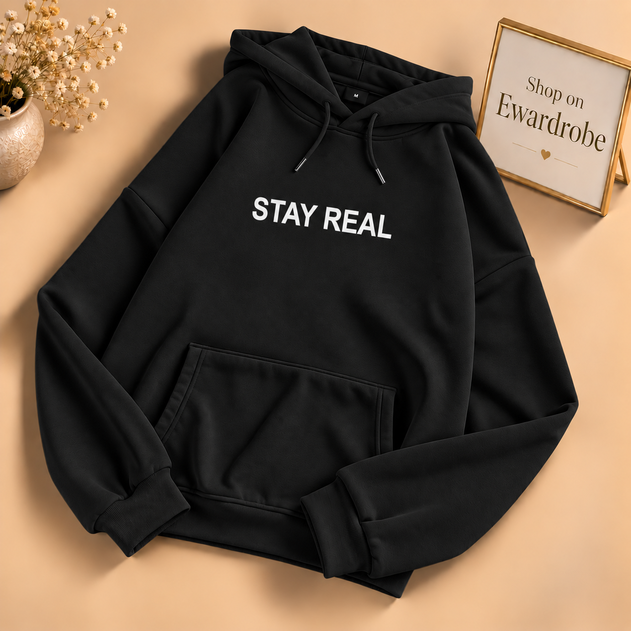 Stay Real Hoodie