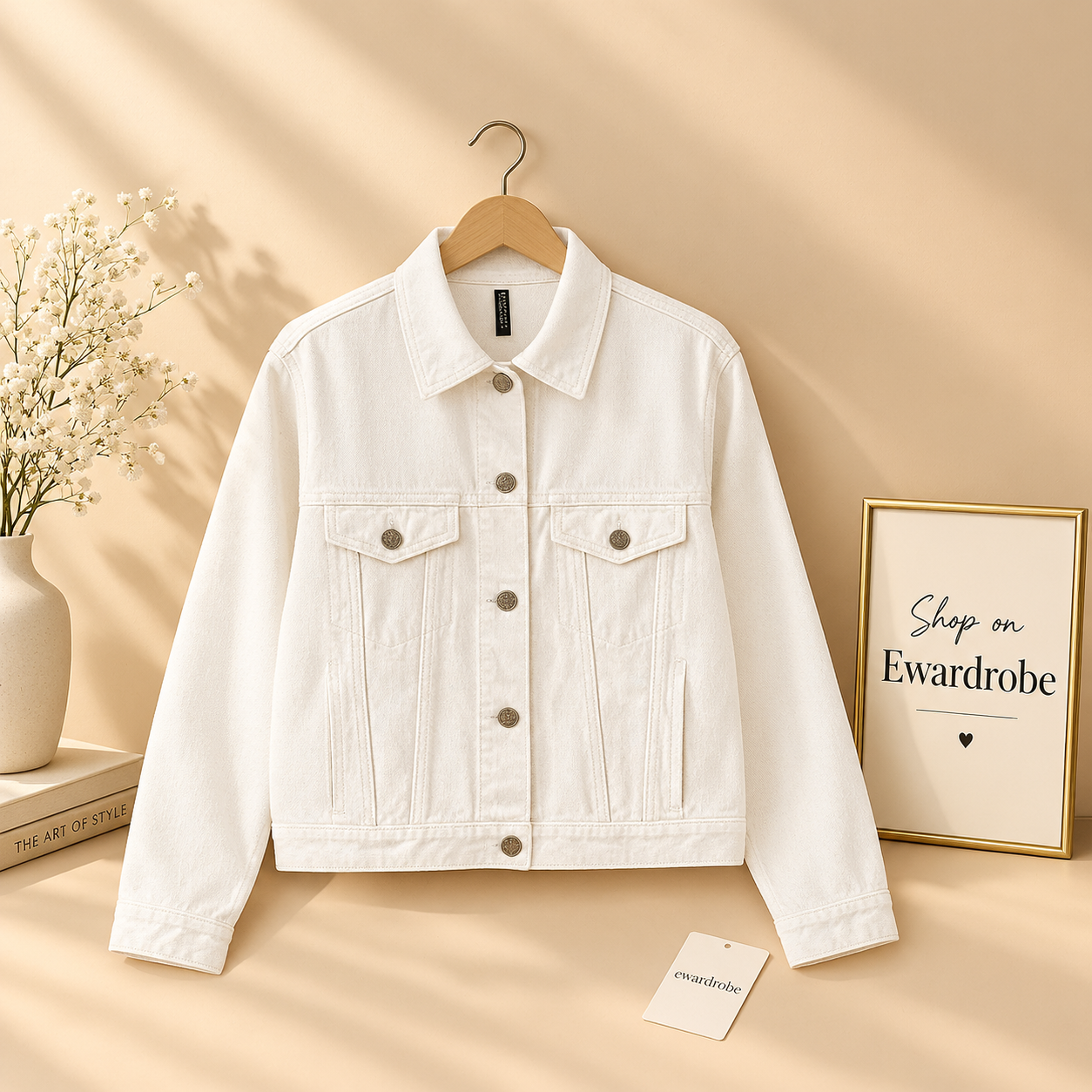 White Denim Jacket
