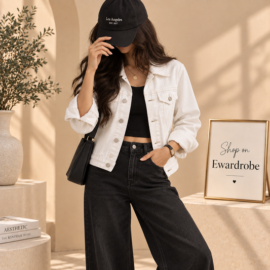 White Denim Jacket