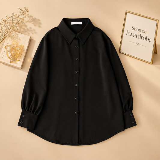 Black Button Down Shirt