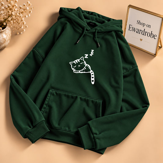 Sleepy Cat Hoodie