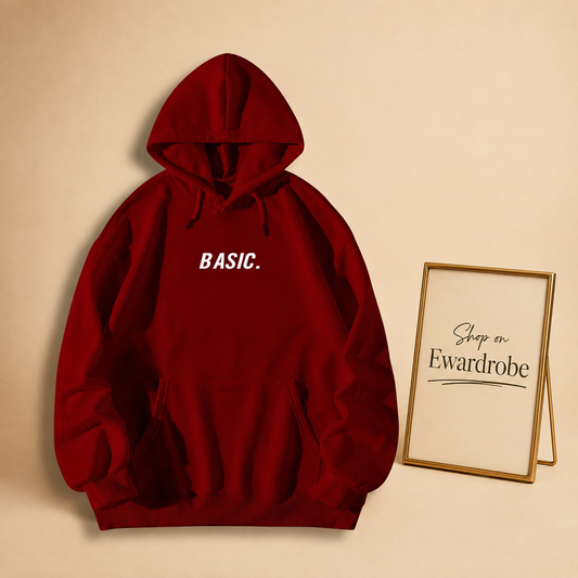 Basic Print Hoodie