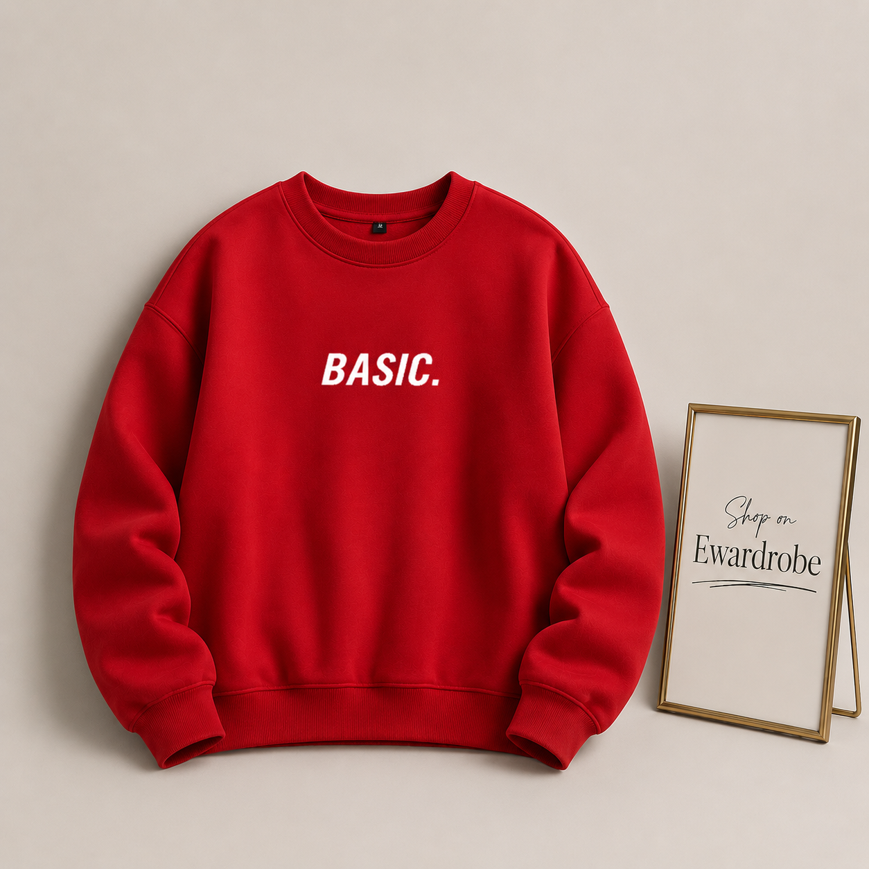 Basic Print Sweatshirt