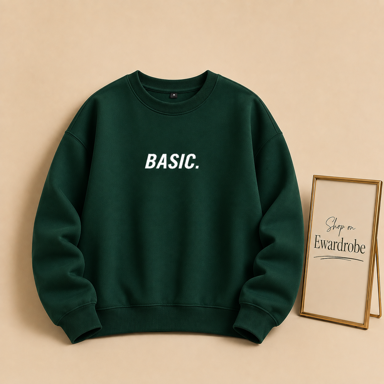 Basic Print Sweatshirt