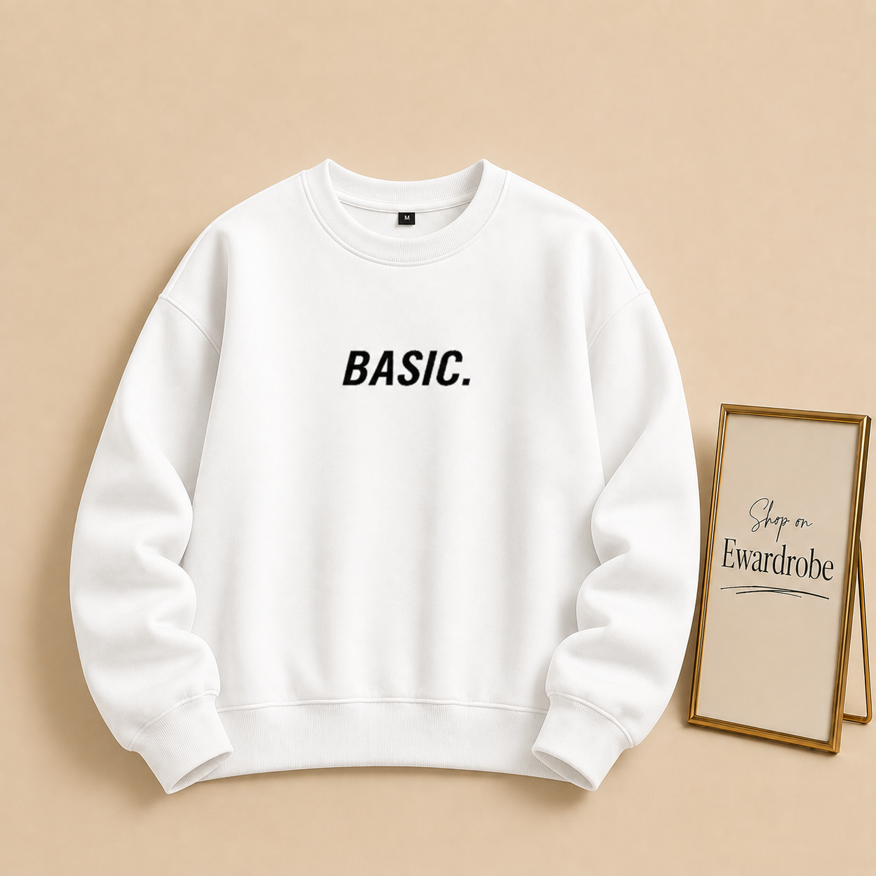 Basic Print Sweatshirt