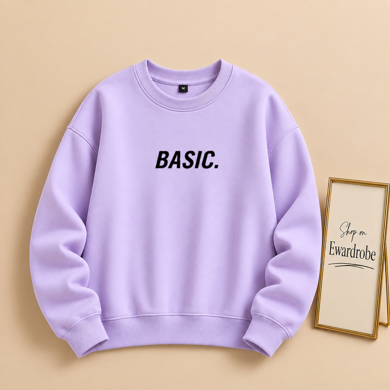 Basic Print Sweatshirt