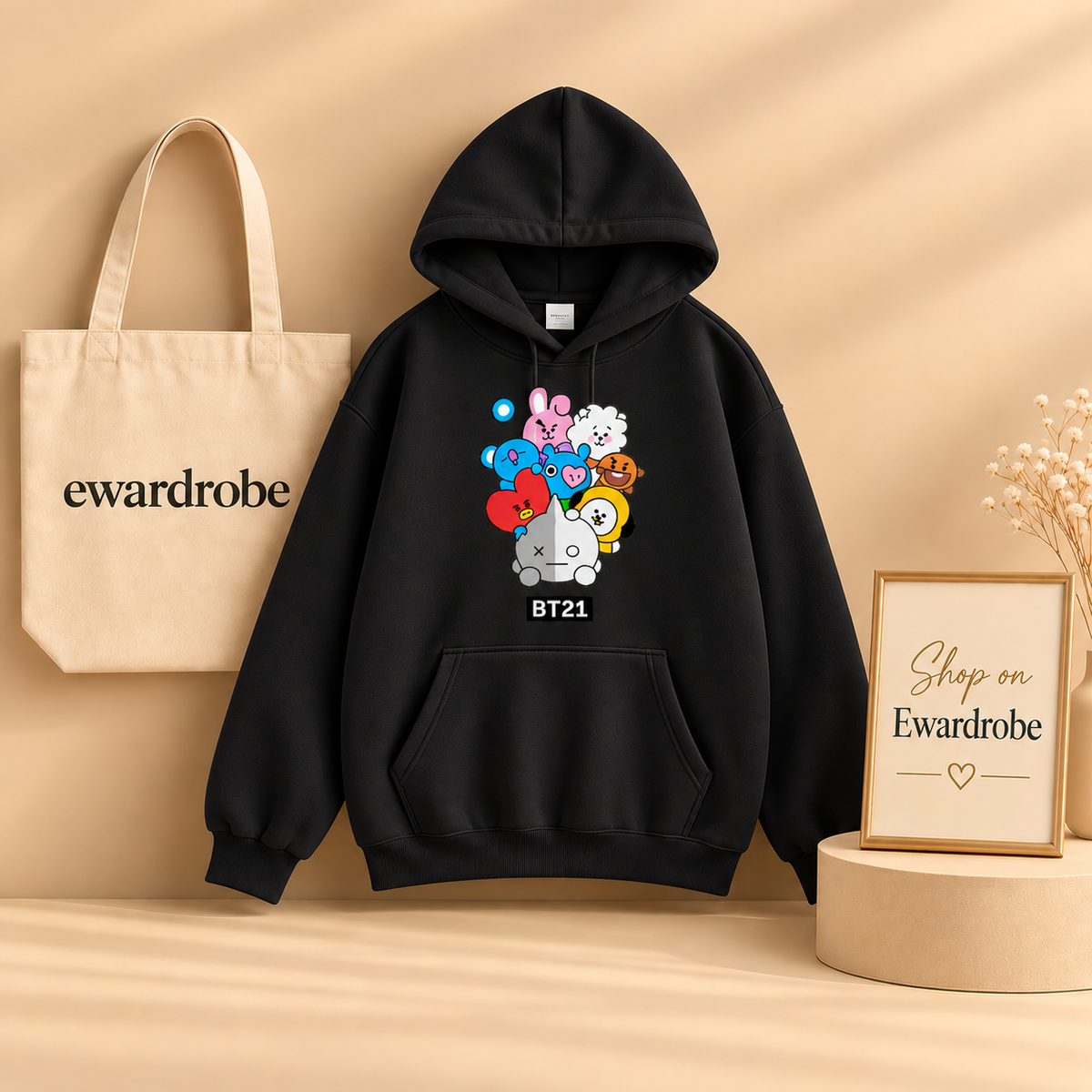 Colorful BT21 Hoodie