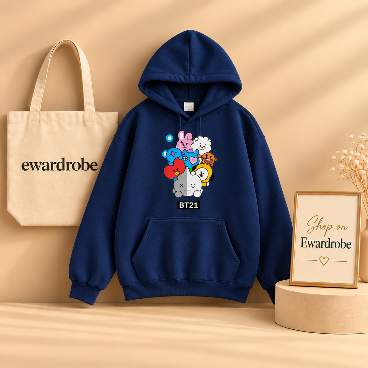 Colorful BT21 Hoodie