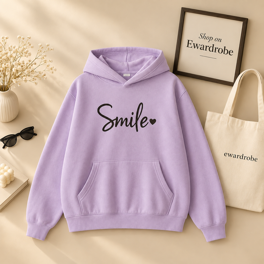 Lilac Smile Hoodie