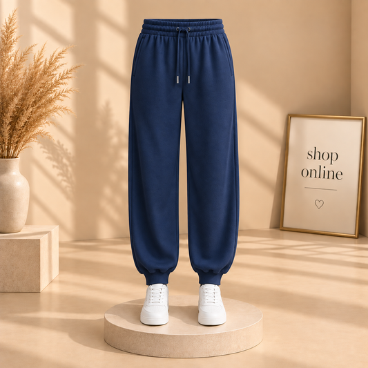 Basic Navy Blue Trouser