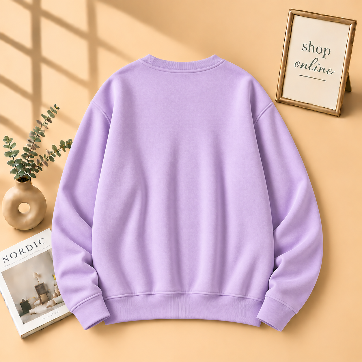 Basic Lilac Sweatshirt - Women