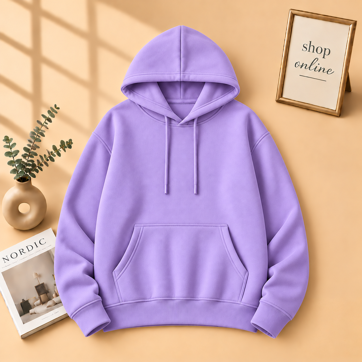 Basic Lilac Hoodie - Women