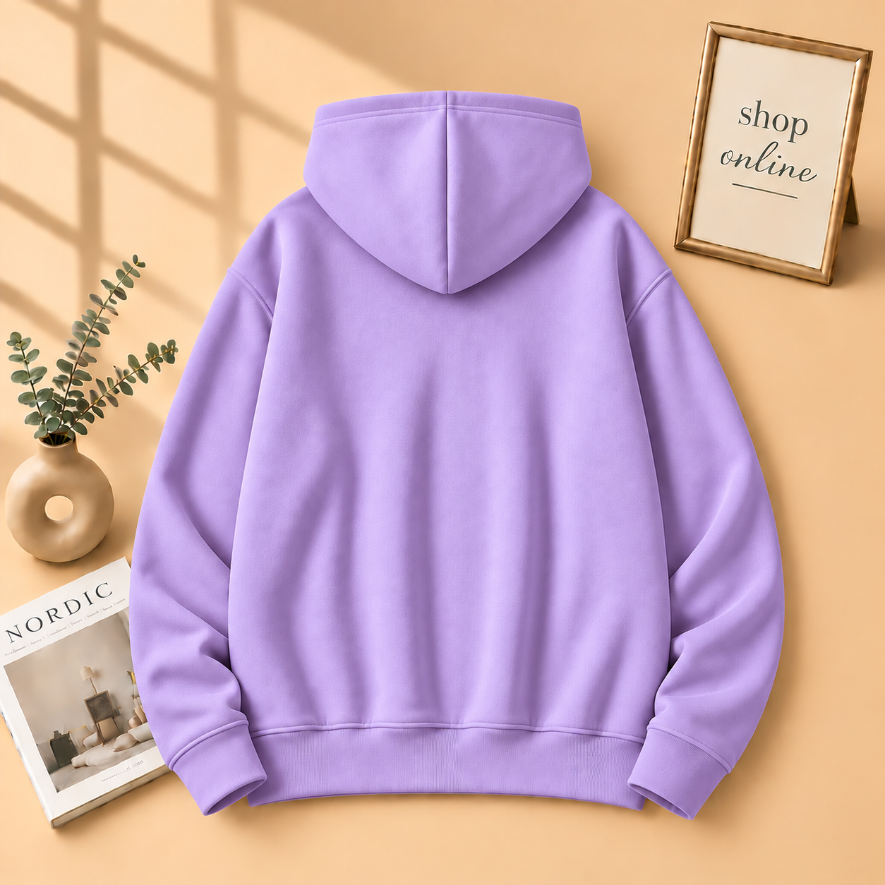 Basic Lilac Hoodie - Women