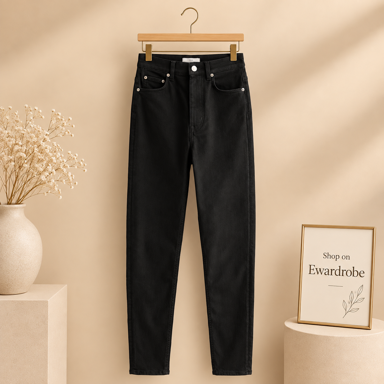 Black Skin Fit Jeans