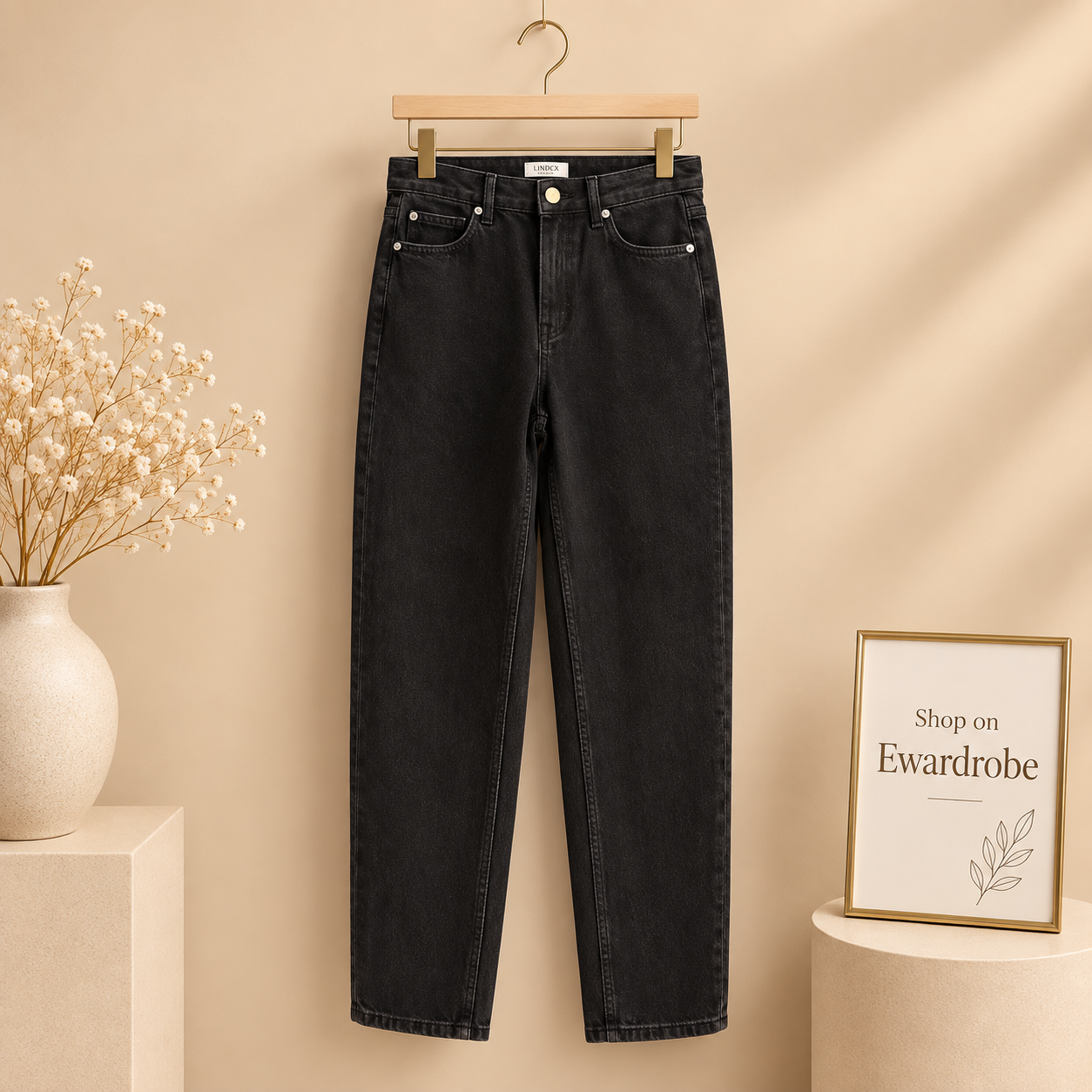 Black Mom Fit Jeans